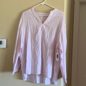 Old Navy linen material sea sucker top